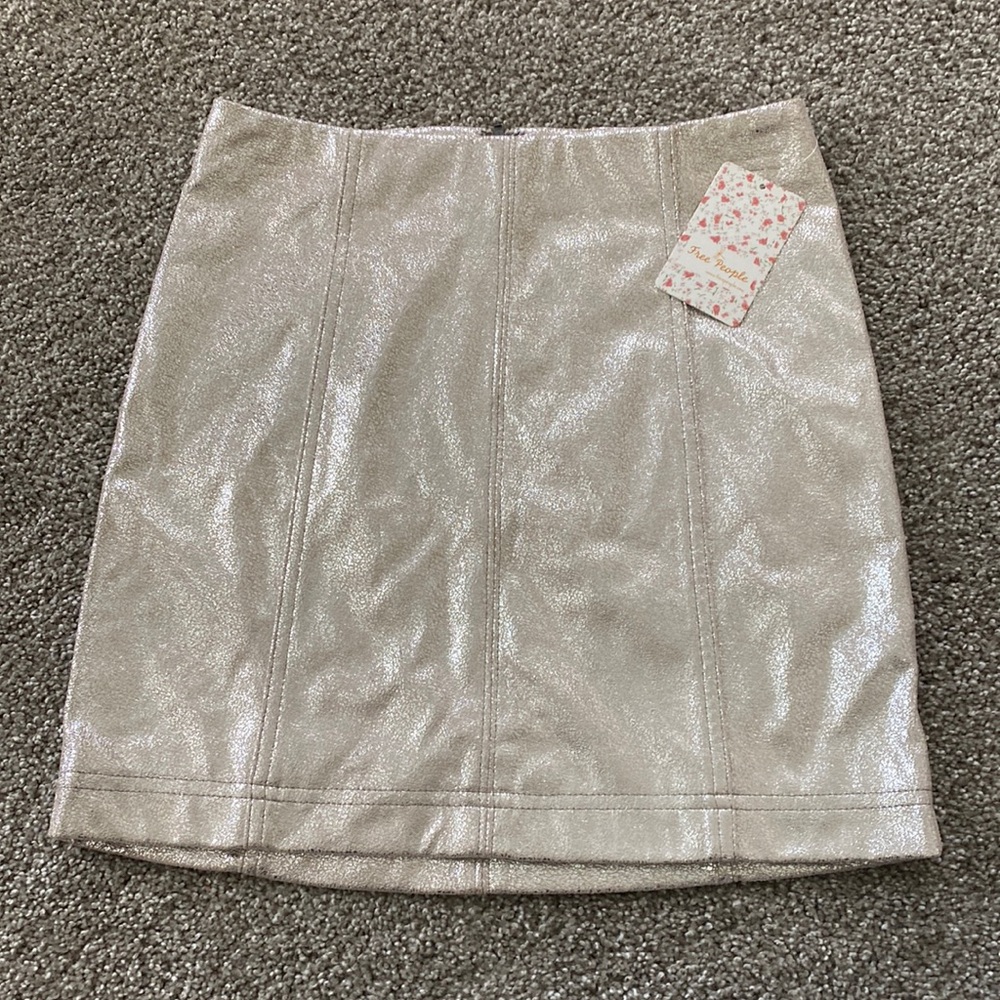 NWT Free People Shimmery Skirt Size 0